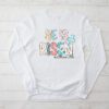 He is Risen Jesus Christian Happy Easter Floral Wreath Women Longsleeve Tee