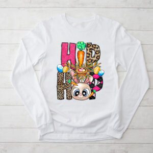 Hip Hop Easter Shirt Women Girls Leopard Print Plaid Bunny Longsleeve Tee 2 7