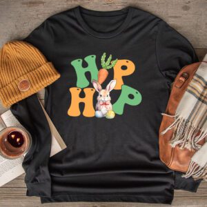 Hip Hop Easter Shirt Women Girls Leopard Print Plaid Bunny Longsleeve Tee 2 8