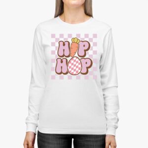 Hip Hop Easter Shirt Women Girls Leopard Print Plaid Bunny Longsleeve Tee 3 5