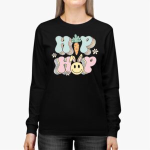 Hip Hop Easter Shirt Women Girls Leopard Print Plaid Bunny Longsleeve Tee 3 6