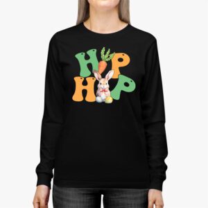 Hip Hop Easter Shirt Women Girls Leopard Print Plaid Bunny Longsleeve Tee 3 8