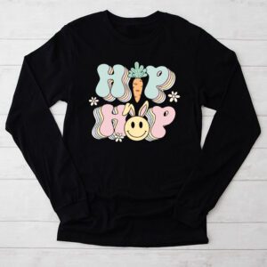 Hip Hop Easter Shirt Women Girls Leopard Print Plaid Bunny Longsleeve Tee
