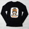 MS Warrior Messy Bun - Multiple Sclerosis Awareness Longsleeve Tee