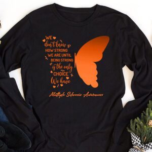 Multiple Sclerosis Awareness Gifts Women Mom Cute Butterfly Longsleeve Tee 1 4