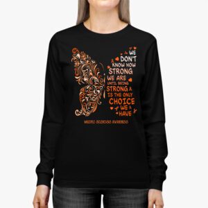 Multiple Sclerosis Awareness Gifts Women Mom Cute Butterfly Longsleeve Tee 2 1