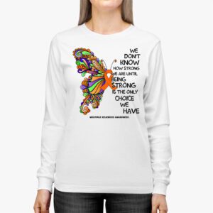 Multiple Sclerosis Awareness Gifts Women Mom Cute Butterfly Longsleeve Tee 2 3