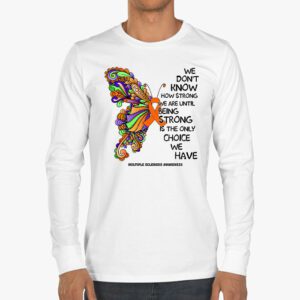 Multiple Sclerosis Awareness Gifts Women Mom Cute Butterfly Longsleeve Tee 3 3