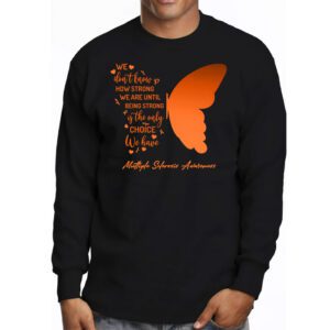 Multiple Sclerosis Awareness Gifts Women Mom Cute Butterfly Longsleeve Tee 3 4