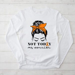 Multiple Sclerosis Awareness Messy Bun MS Warrior Longsleeve Tee 2 4