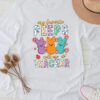 My Favorite Peep Call Me Teacher Groovy Happy Easter Day Longsleeve Tee