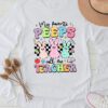 My Favorite Peep Call Me Teacher Groovy Happy Easter Day Longsleeve Tee