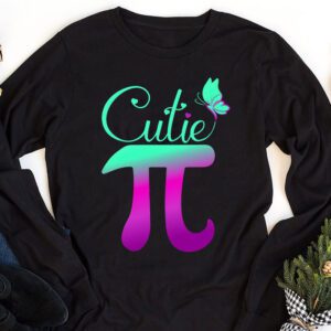 Pi Day Shirt Women Kids Men Toddler Math Teacher Cutie Pi Longsleeve Tee 1 4