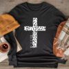 Retro Groovy He Is Risen Floral Jesus Easter Day Christians Longsleeve Tee