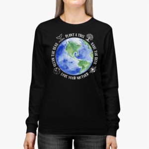 Save Bees Rescue Animals Recycle Plastic Earth Day Longsleeve Tee 2