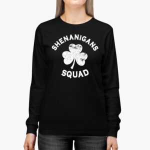 Shenanigans Squad Funny St. Patricks Day Matching Group Longsleeve Tee 2