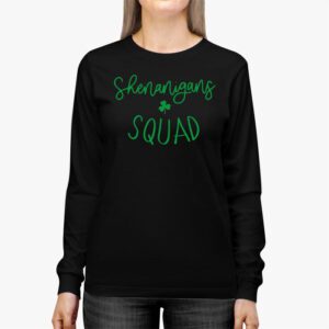 Shenanigans Squad Funny St. Patricks Day Matching Group Longsleeve Tee 2 4