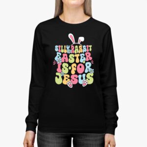 Silly Rabbit Easter Is For Jesus Christian Kids T Shirt Longsleeve Tee 2 10