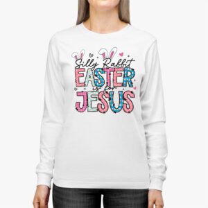 Silly Rabbit Easter Is For Jesus Christian Kids T Shirt Longsleeve Tee 2 16