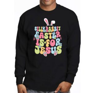 Silly Rabbit Easter Is For Jesus Christian Kids T Shirt Longsleeve Tee 3 10