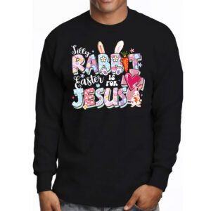 Silly Rabbit Easter Is For Jesus Christian Kids T Shirt Longsleeve Tee 3 8