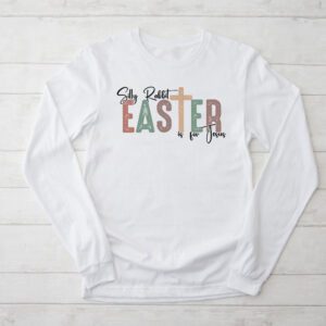 Silly Rabbit Easter Is For Jesus Christian Kids T Shirt Longsleeve Tee