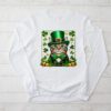St Patricks Day Cat Shamrock For Men Women Celebration Cool Longsleeve Tee