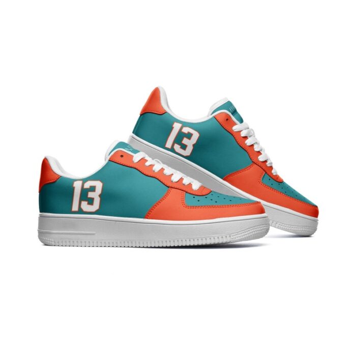 Miami Dolphins Air Force 1 Sneakers AF1 Shoes EAF1000 1