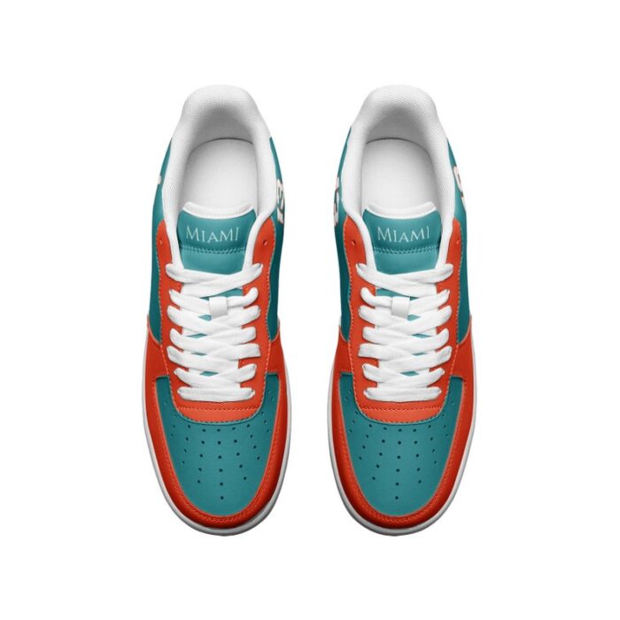 Miami Dolphins Air Force 1 Sneakers AF1 Shoes EAF1000 2