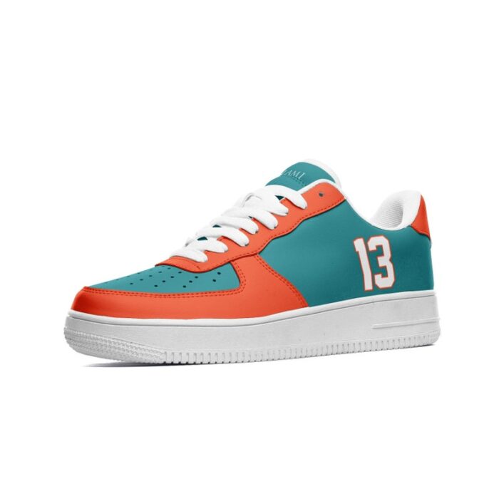 Miami Dolphins Air Force 1 Sneakers AF1 Shoes EAF1000