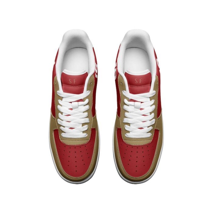 San Francisco 49ers Air Force 1 Sneakers AF1 Shoes EAF1092 1