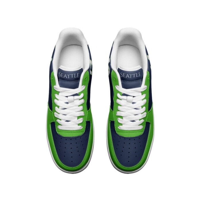 Seattle Seahawks Custom Air Force 1 Sneakers AF1 Shoes EAF1007 1