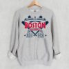 Boston Baseball Vintage Stadium With Est Number 1901 Comfort Sweatshirt Baseball Mom Shirt ECS1058