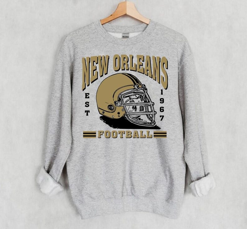 New-Orleans-Football-Est-1967-Retro-Comfort-Sweatshirt-Football-Retro-Comfort-Sweatshirt-For-Dad-ECS1016 New Orleans Football Est 1967 Retro Comfort Sweatshirt Football Retro Comfort Sweatshirt For Dad ECS1016