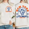 New York Baseball Era Orange And Blue Vintage 2 Side Comfort Sweatshirt In My Baseball Era Cute Shirt ECS1040