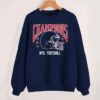 New York Football Champions Vintage Navy Comfort Sweatshirt Retro American Football Comfort Colors Sweatshirt ECS1118