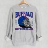 Retro Buffalo Football Est 1960 Vintage Sport Grey Comfort Sweatshirt Football Retro Comfort Sweatshirt For Dad ECS1018