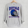 Retro Buffalo Football Est 1960 Vintage Sport Grey Comfort Sweatshirt Football Retro Comfort Sweatshirt For Dad ECS1202