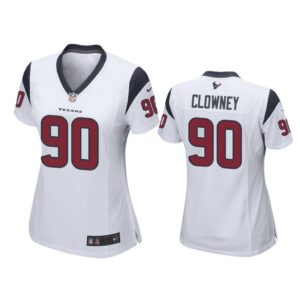 2019 Jadeveon Clowney Houston Texans White Game Jersey