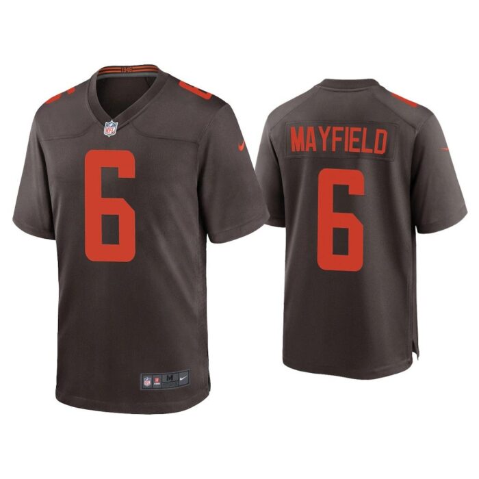 2020 Baker Mayfield Cleveland Browns Brown Alternate Game Jersey