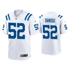 2020 Ben Banogu Indianapolis Colts White Game Jersey