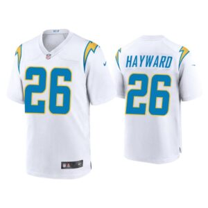 2020 Casey Hayward Los Angeles Chargers White Game Jersey