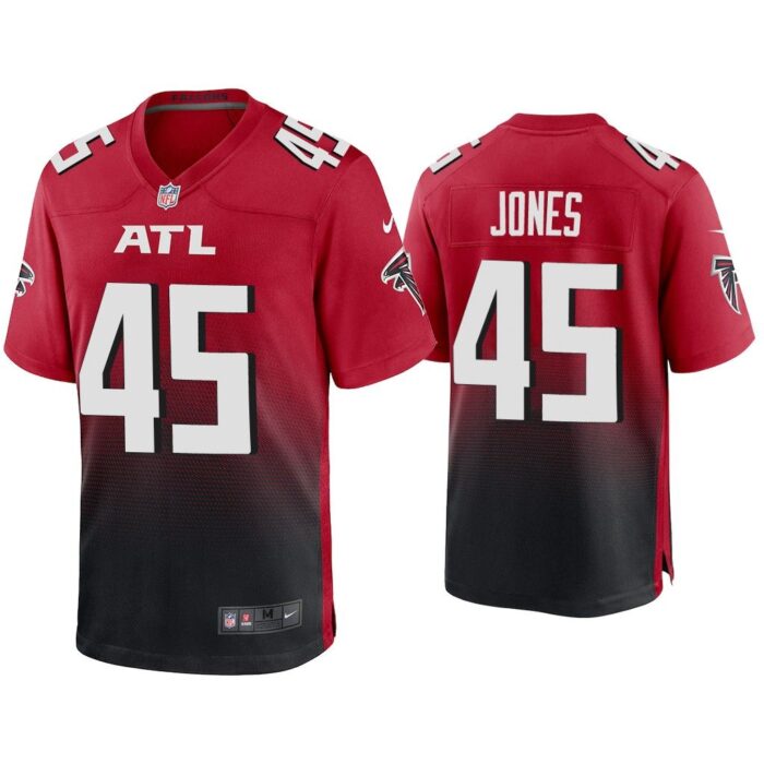 2020 Deion Jones Atlanta Falcons Red Game Jersey