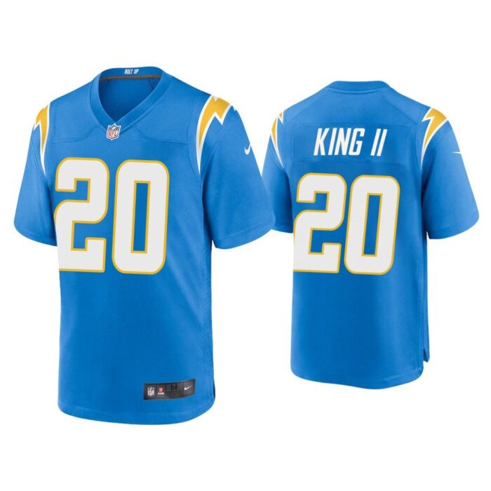 2020 Desmond King Los Angeles Chargers Powder Blue Game Jersey