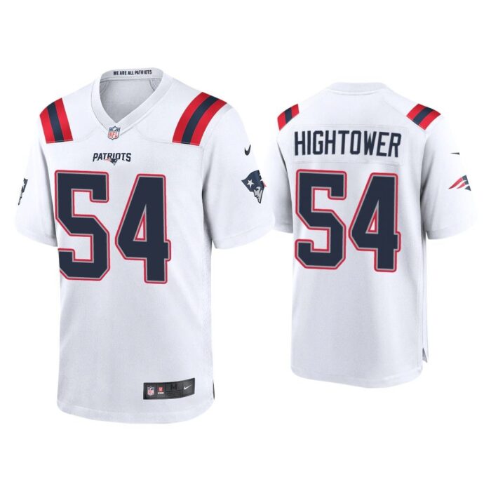 2020 Dont'a Hightower New England Patriots White Game Jersey