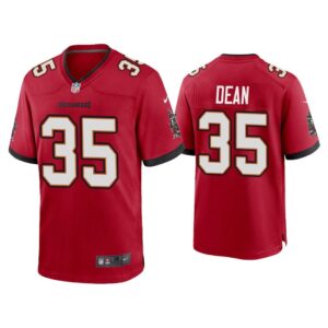 2020 Jamel Dean Tampa Bay Buccaneers Red Game Jersey