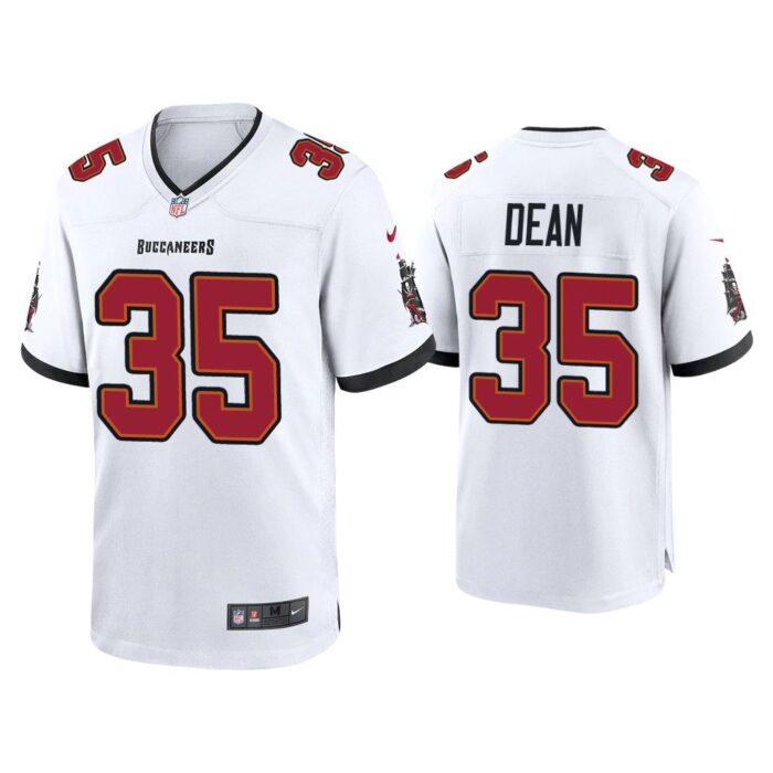 2020 Jamel Dean Tampa Bay Buccaneers White Game Jersey