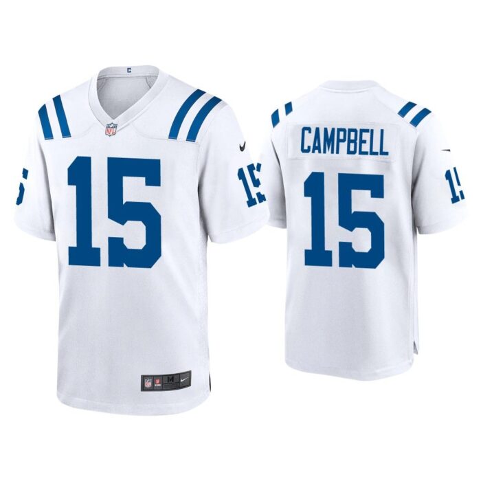 2020 Parris Campbell Indianapolis Colts White Game Jersey