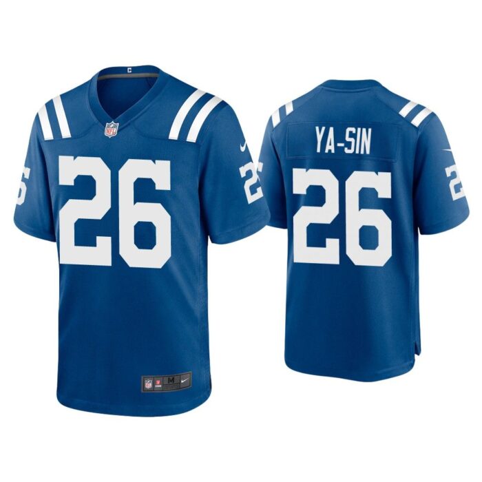 2020 Rock Ya-Sin Indianapolis Colts Royal Game Jersey