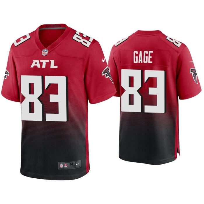 2020 Russell Gage Atlanta Falcons Red Game Jersey